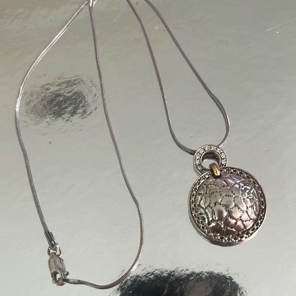 SONIA B BITTON 14k & 925 silver necklace 18”